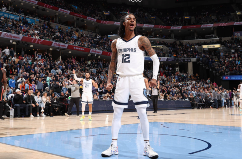 🏀NBA战报：莫兰特28+10+7&amp;贝恩21分，灰熊135-119大胜篮网